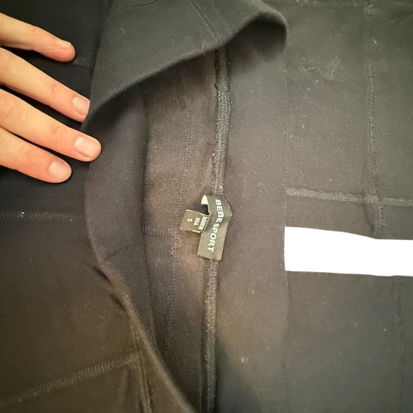 bebe Black Wide Leg Pants - Picture 3 of 3